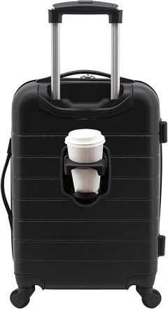 Wrangler Smart Luggage with Cup Holder and USB Port