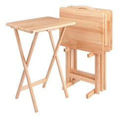 Winsome Wood Snack Table Natural Set 5 Pc