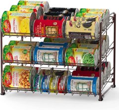 Simple Houseware Stackable Can Rack Organizer