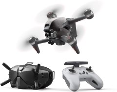 DJI FPV Combo - First-Person View Drone UAV Quadcopter with 4K Camera, S Flight Mode, Super-Wide 150° FOV, HD Low-Latency Transmission, Emergency Brake and Hover