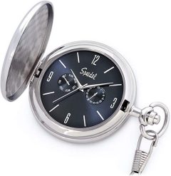 Speidel Classic Brushed Satin Engravable Pocket Watch