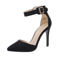 Dream Pairs Oppointed Pointed Toe Ankle Strap D'Orsay High Heel