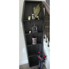 EZ Vibes Co Coffin Bookshelf