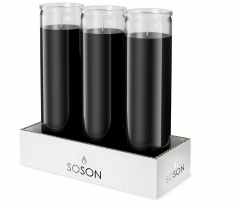 Simply Soson 3 Pack Black Devotional Candles