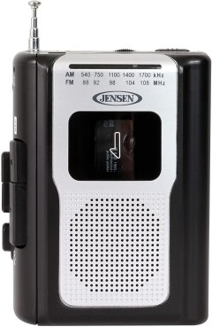 Jensen Portable AM/FM Radio Cassette Recorder