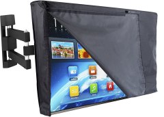 LISH Outdoor TV Cover with Front Flap