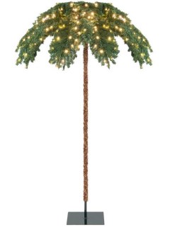 Costway Pre-Lit Artificial Christmas Tropical Palm Tree