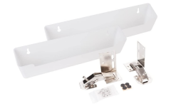 Hardware Resources Tip Out Tray for Sink with Hinges