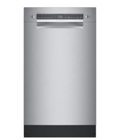 Bosch 300 Series 18 in. ADA Compact Front Control Dishwasher in Stainless Steel