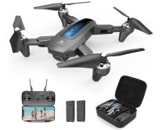 DEERC Drone with Camera 2K HD FPV Live Video 2 Batteries and Carrying Case