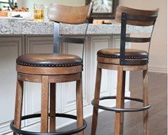 Signature Design by Ashley Pinnadel Swivel Bar Stool