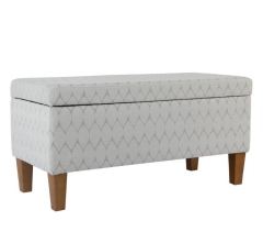 Porch & Den  Harmar Large Textured Storage Bench