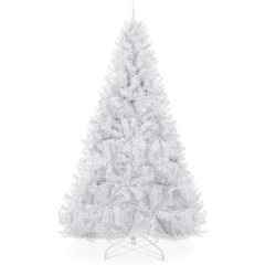 Best Choice Products White Artificial Christmas Tree