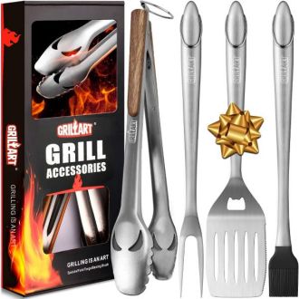 GRILLART 18-Inch Grill Tools Set