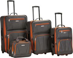 Rockland Journey Softside Upright Luggage Set