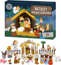 Oriental Cherry Nativity Advent Calendar