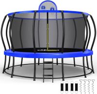 Zupapa 1,800-lb Capacity Double Frame Trampoline
