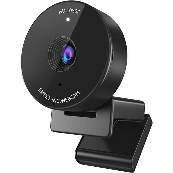 EMEET 1080p Webcam - USB Webcam with Microphone &amp; Physical Privacy Cover