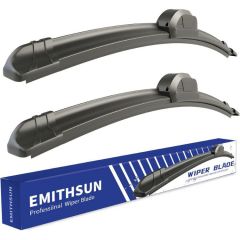 EMITHSUN 26" + 18" Premium All-Seasons Stable And Quiet Windshield Wiper Blades