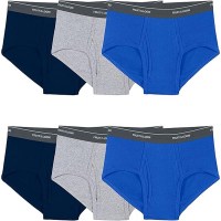 Fruit of the Loom 6-Pack Tag-Free Cotton Briefs