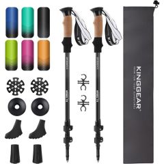 KINGGEAR Adjustable Hiking Poles