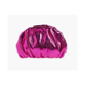 Rebecca Minkoff Ruched Faux Leather Clutch