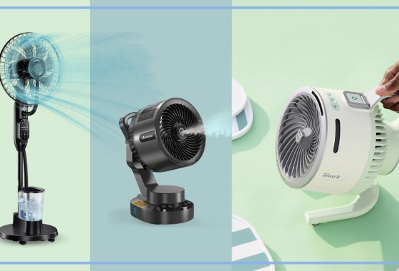 Misting fans make the summer heat more bearable — and these are on sale