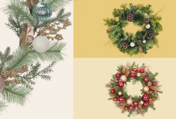 Michaels has 80% off holiday wreaths and garlands, so plan ahead and shop now