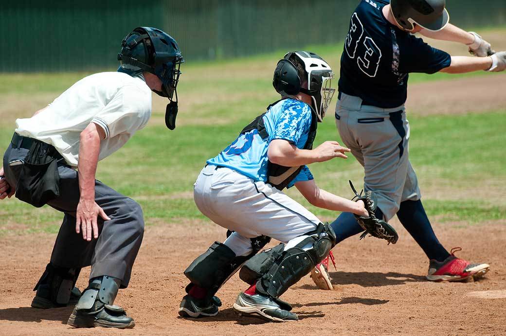 DIAMOND WEDGE BASEBALL/SOFTBALL CATCHER'S KNEE SAVERS – Stripes