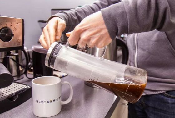 Everything you need for pumpkin cream cold brew at home