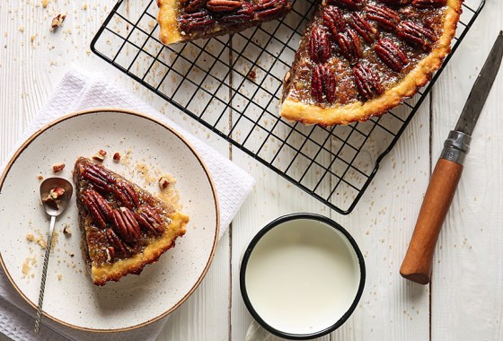 Everything you need to make a pecan pie