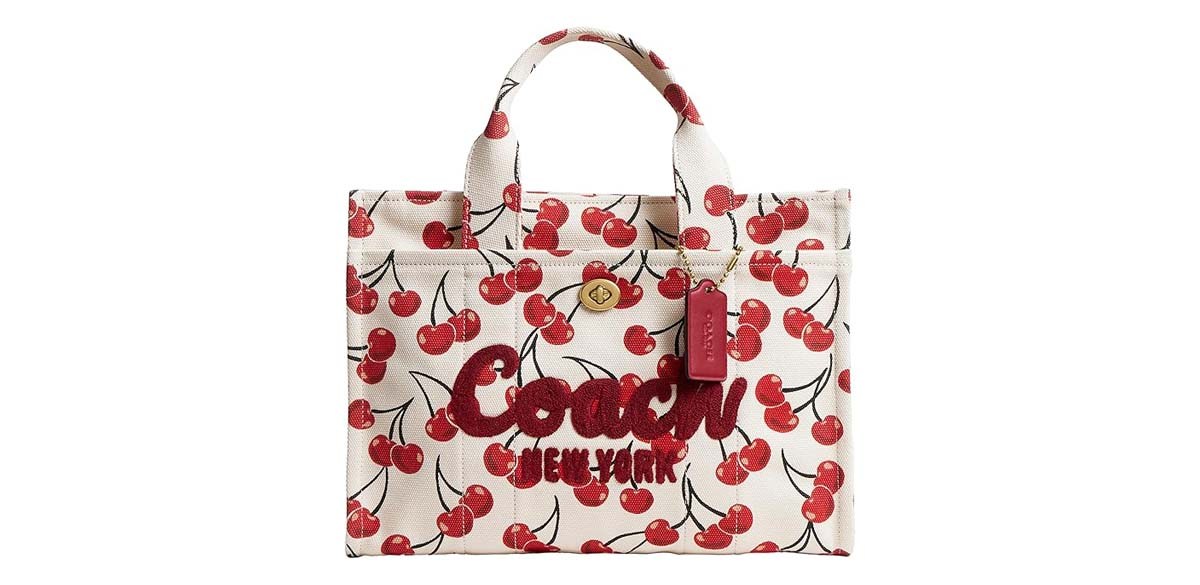 Coach Women's Cargo Tote with cherries