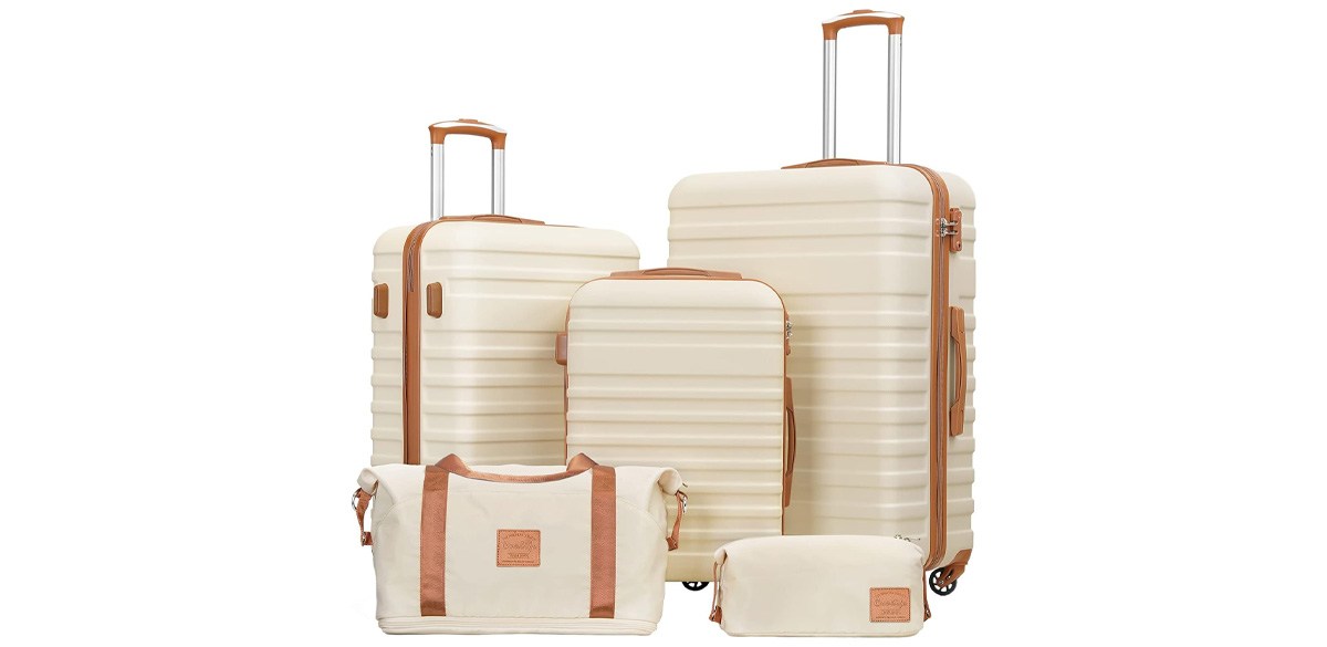 Coolife Five-Piece Luggage Set