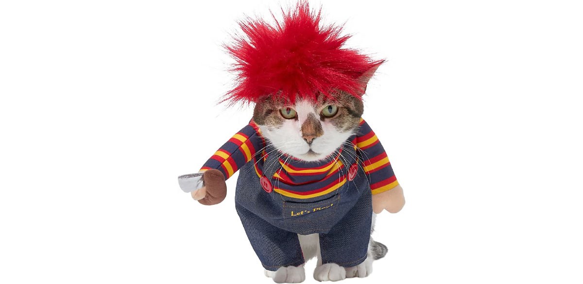 Frisco Front Walking Killer Doll Dog &amp; Cat Costume