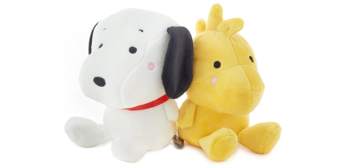 Hallmark Better Together Peanuts Magnetic Plush (Snoopy and Woodstock)