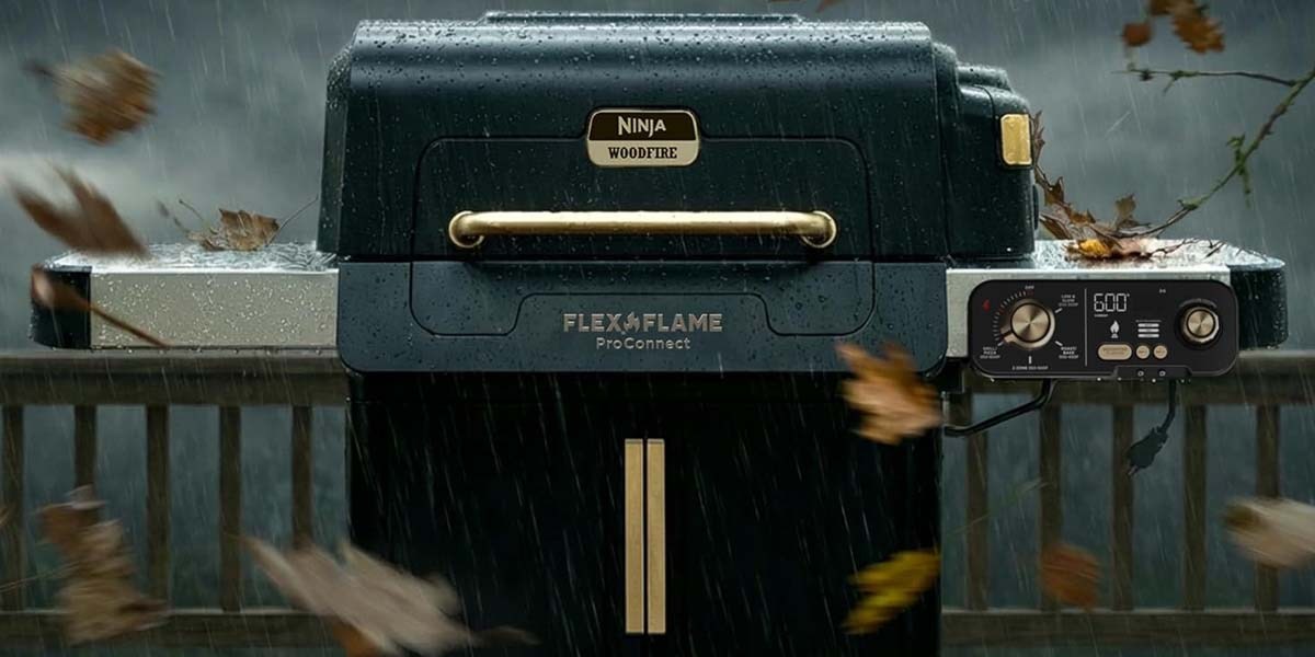 Ninja FlexFlame ProConnect Grill &amp; Smoker
