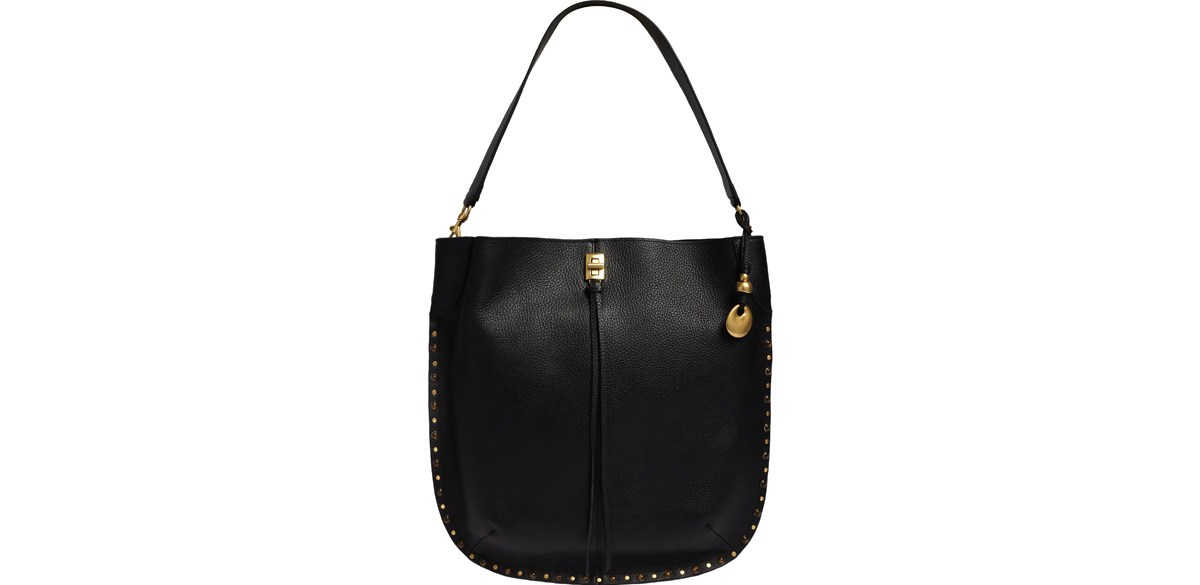 Rebecca Minkoff Slim Darren Stud &amp; Tiger's Eye Embellished Hobo Bag