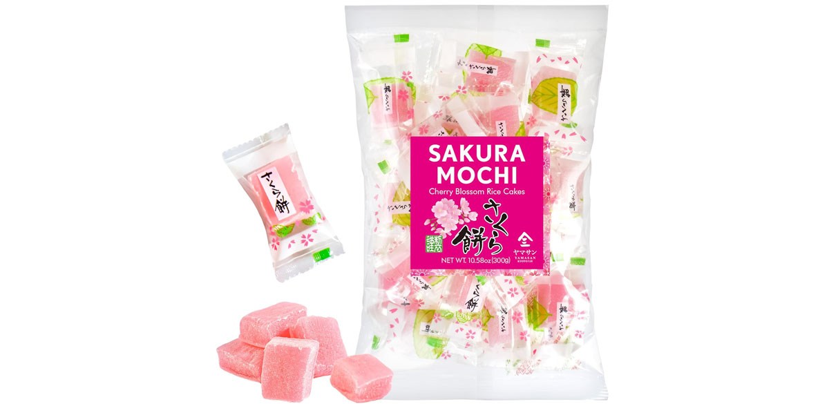 YAMASAN KYOTO UJI Japanese Sakura Mochi Candies