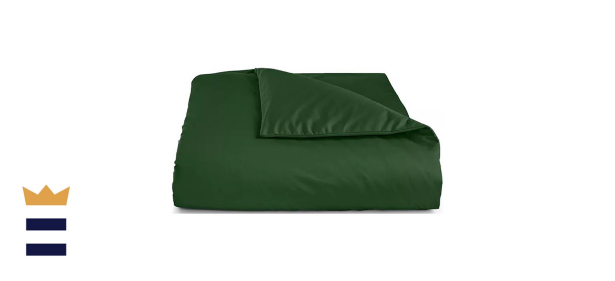 Charter Club Damask 100% Supima Cotton Green Duvet Cover