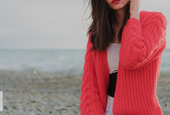 Best red cardigan