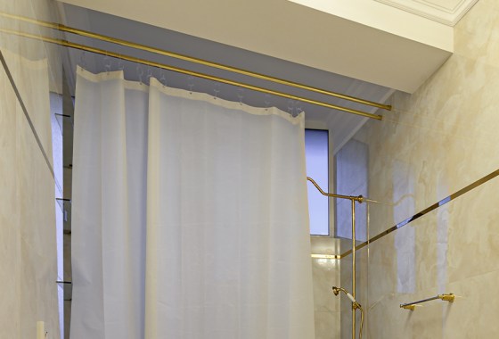 Best gold shower curtain rod