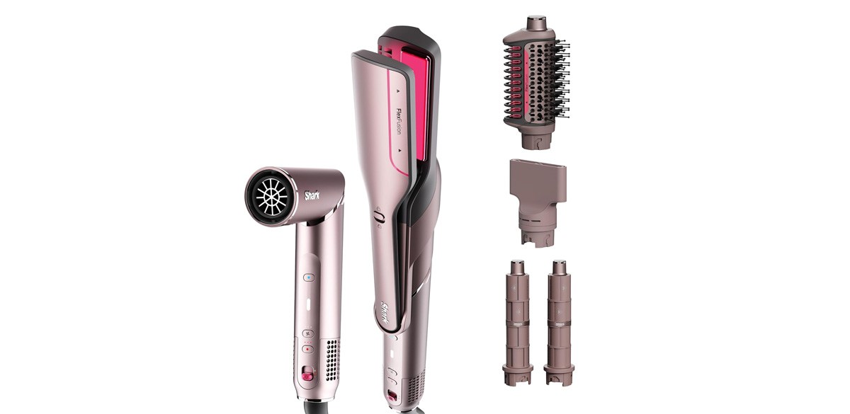 Shark FlexFusion Hair Straightener &amp; Powerful Hair Dryer