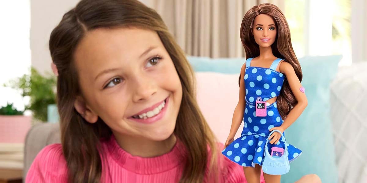 Barbie Fashionistas Doll #242, Doll with Type 1 Diabetes