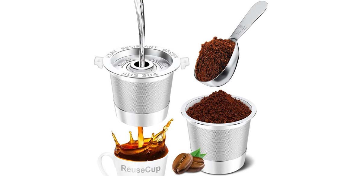 2 Pack Reusable K Cup for Keurig 1.0