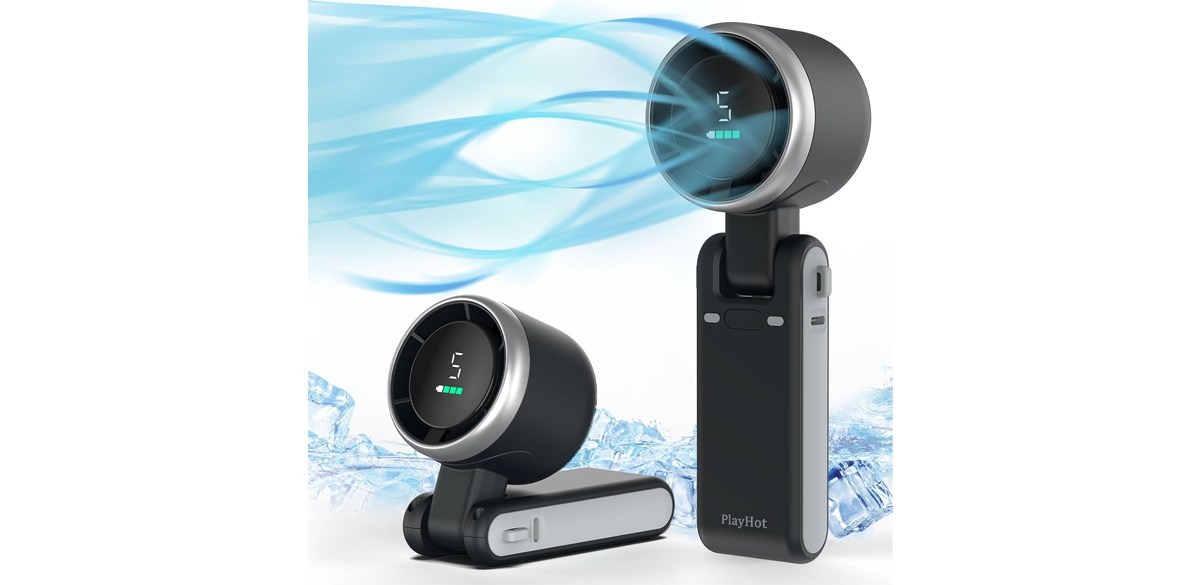 PlayHot Portable Handheld Turbo Fan