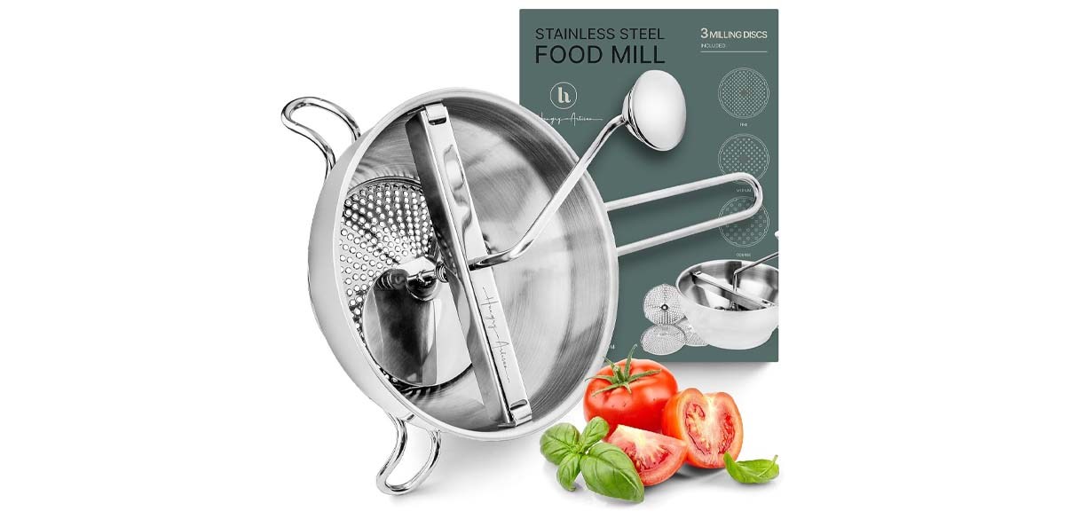 The Hungry Artisan Ergonomic Food Mill