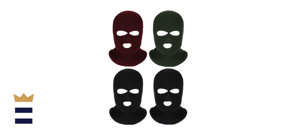 3-Hole Full Face Knit Ski Mask
