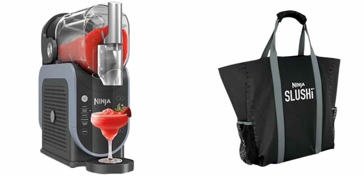 Ninja SLUSHi with RapidChill Technology + Ninja SLUSHi Travel Party Tote