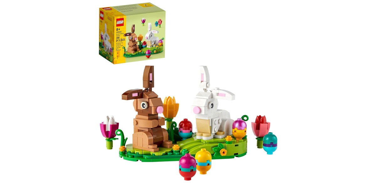 LEGO Easter Rabbits Display