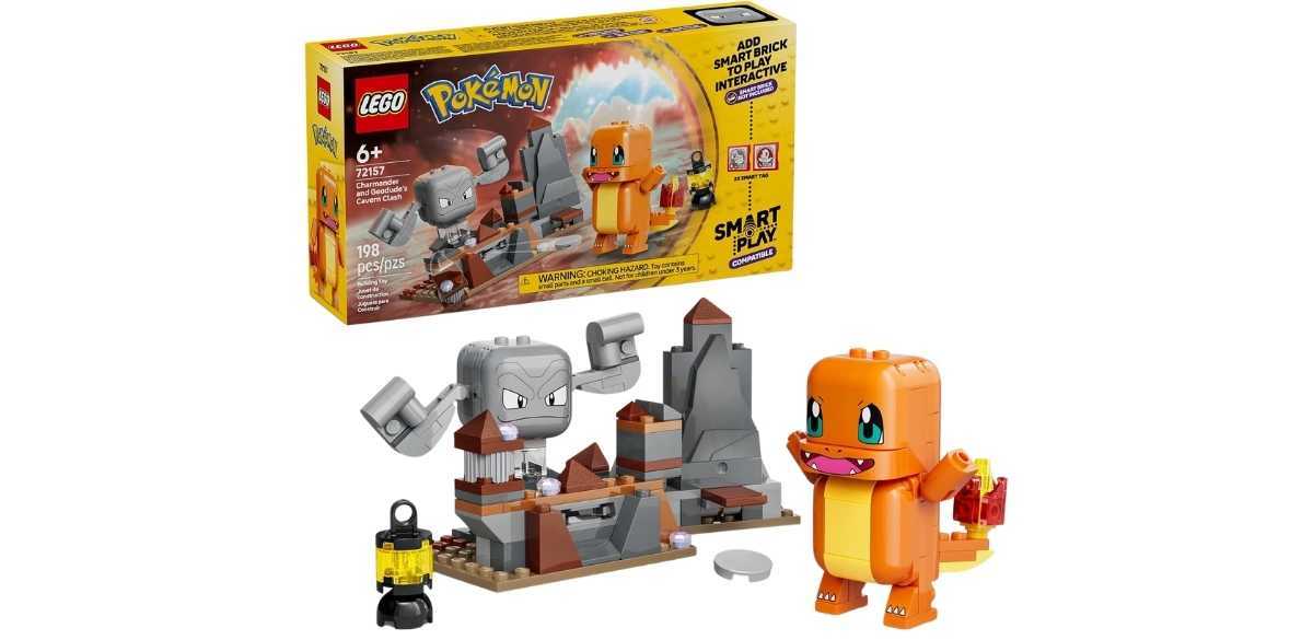LEGO Pokémon SMART Play_Charmander and Geodude's Cavern Clash